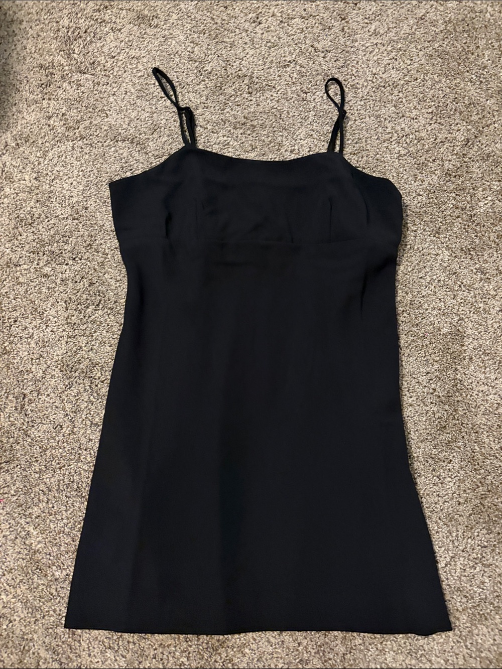a new day Black Mini Slip Dress